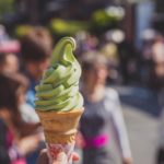 cremiges Matcha Eis