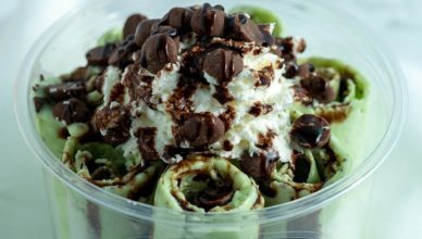 Minze Schokoladen Eis