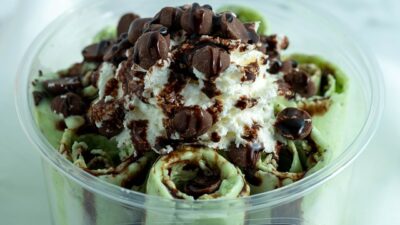 Minze Schokoladen Eis