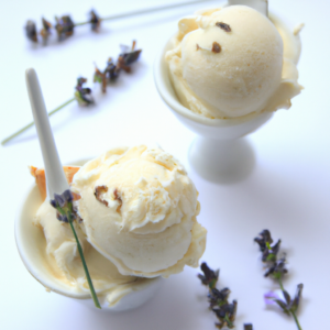 Vanille-Lavendel-Eiscreme, Vanilla Lavender Ice Cream