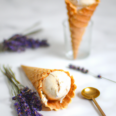 lavender honey ice cream