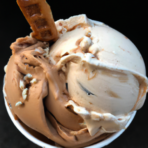 Salted Caramel Pretzel Ice Cream