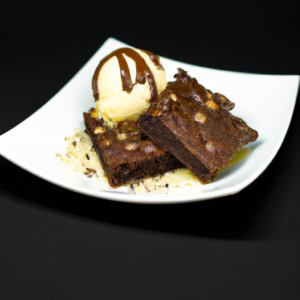 schokoladen brownie eiscreme, musso mini lussino, Chocolate Brownie Ice Cream