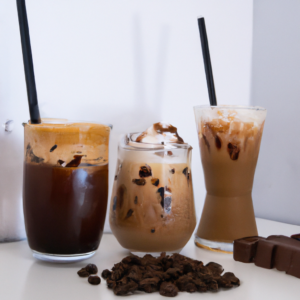 Eiskaffee und Eisschokolade, Iced coffee and iced chocolate
