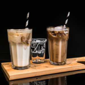 Eiskaffee und Eisschokolade, Iced coffee and iced chocolate