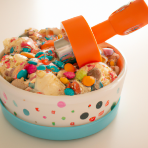 smarties eis selbst machen, make smarties ice cream yourself