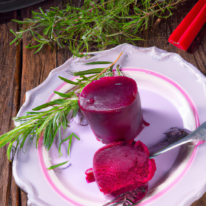 Rote Beete-Ziegenkäse-Eis