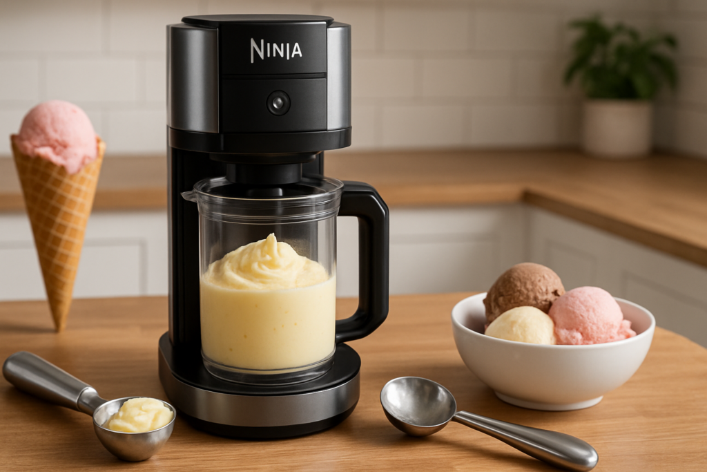 Ninja Creami Eismaschine Rezepte – passende Illustration