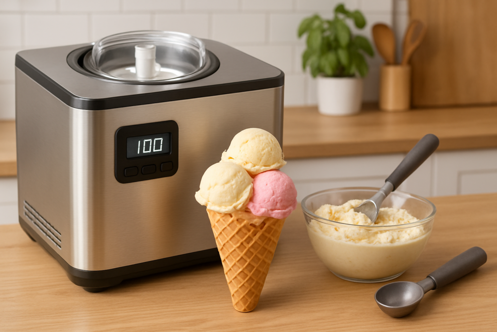 Profi Cook Eismaschine PC-ICM: 10 tolle Rezepte für lecker cremiges Eis – passende Illustration
