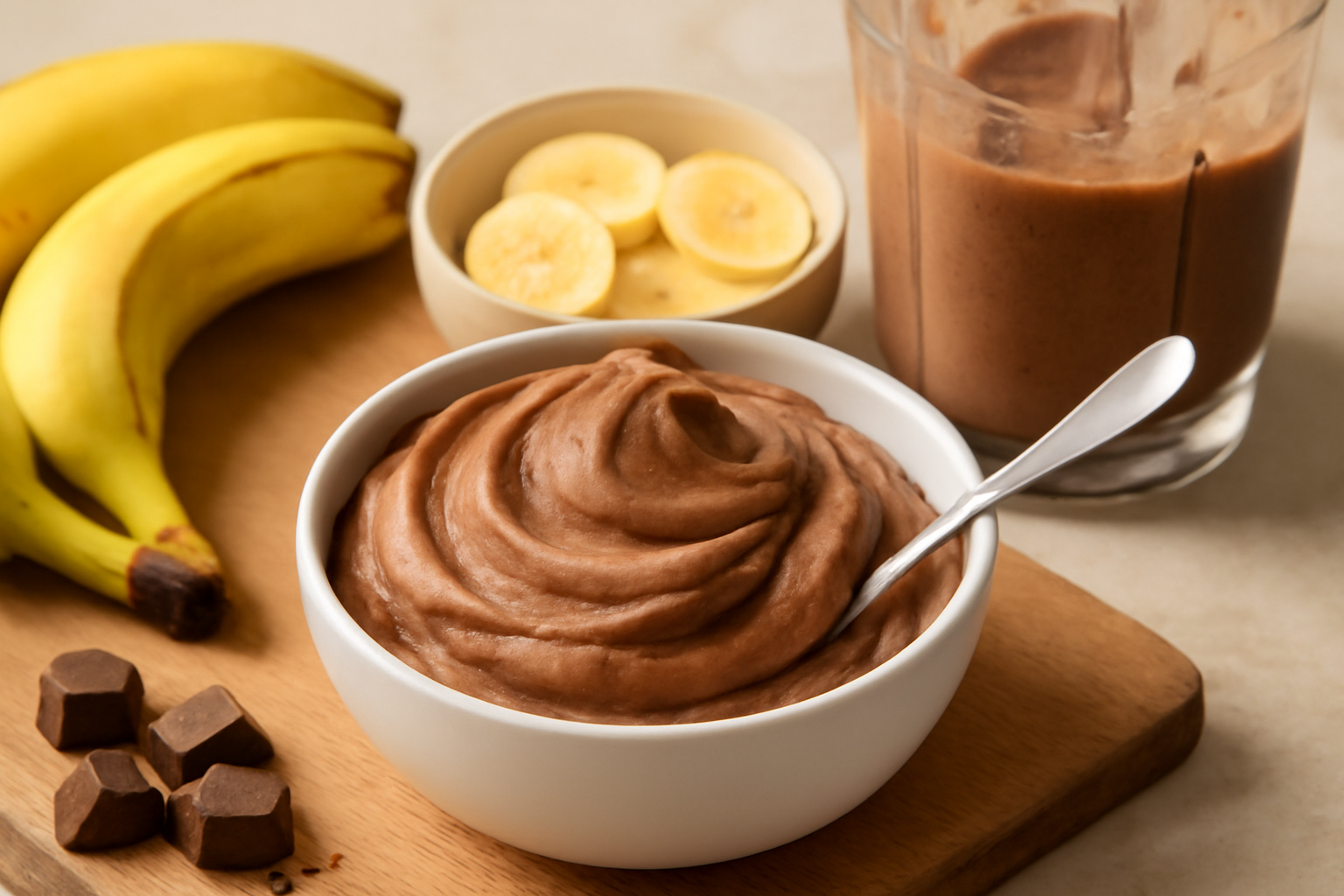 Schokoladen Bananen Eiscreme selber machen – passendes Artikelbild