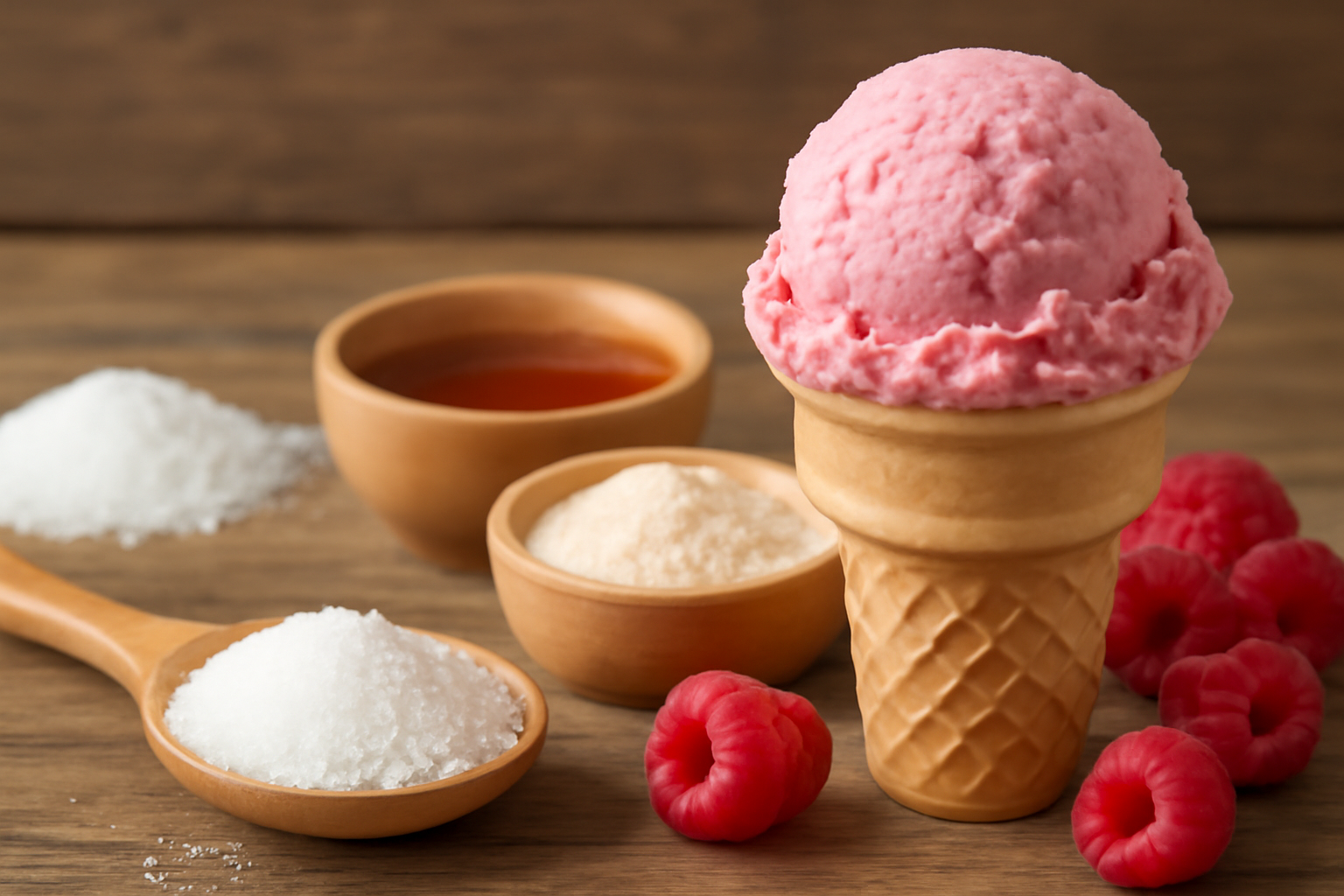 Süßungsmittel veganes Eis – passendes Artikelbild