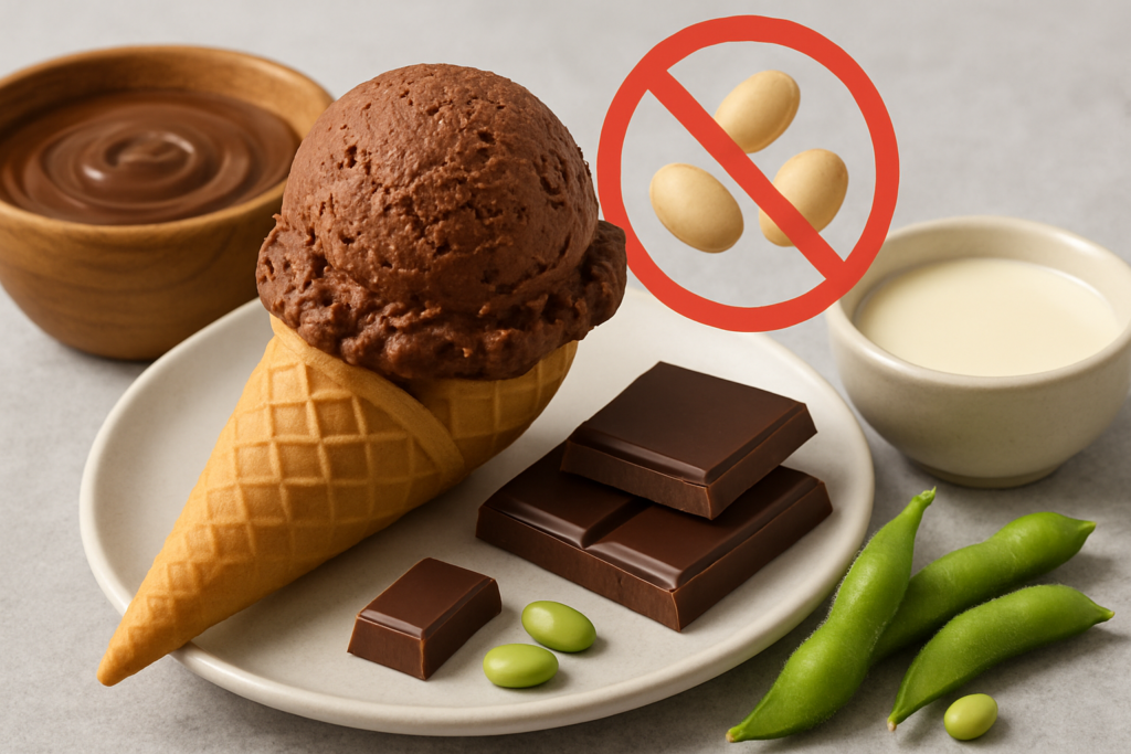 Veganes Schokoladeneis ohne Soja: Alternativen und Rezepte – passende Illustration