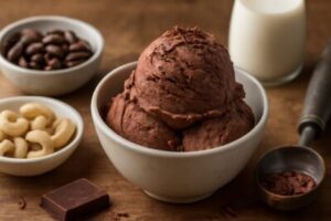 Veganes Schokoladeneis ohne Soja – passendes Artikelbild